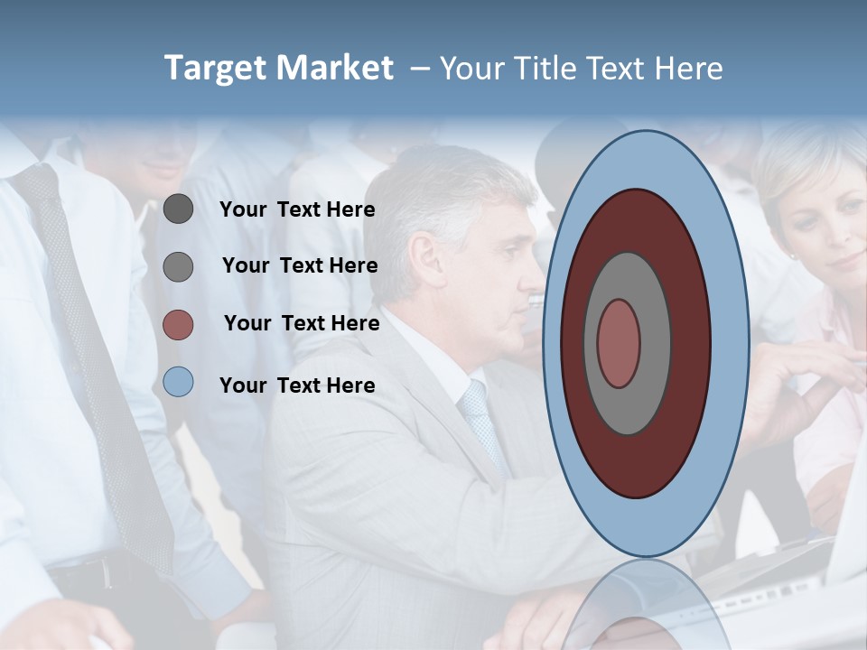 Vertical Expressing Isolated PowerPoint Template