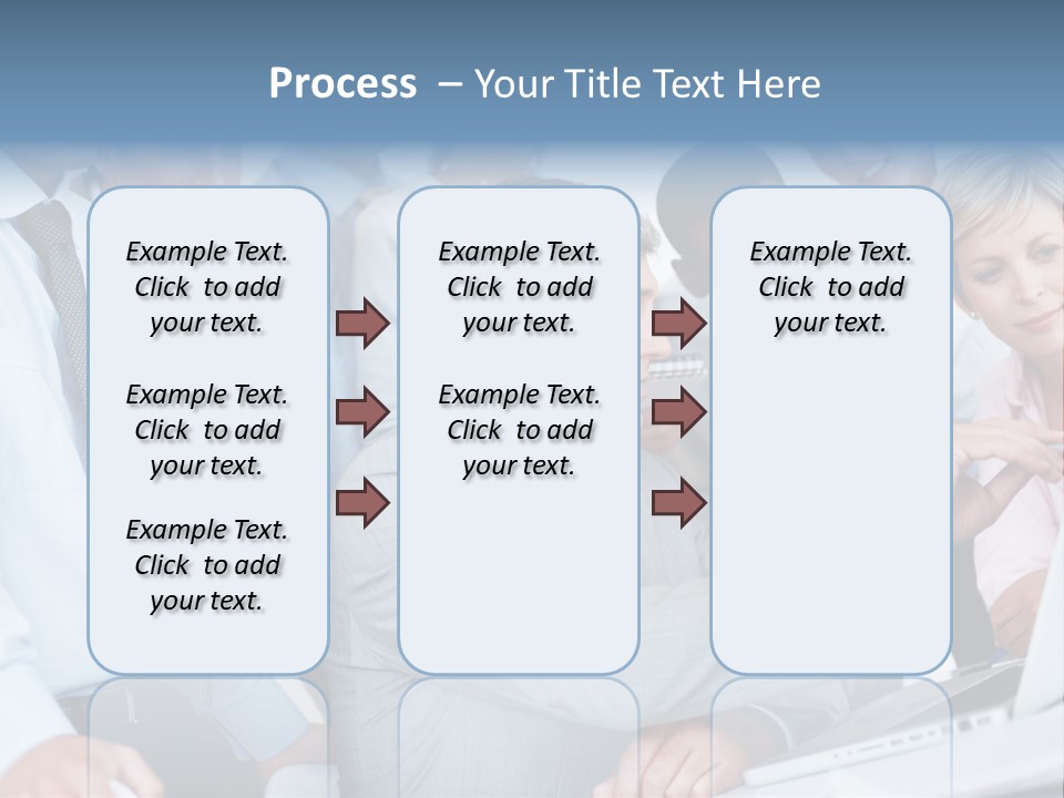 Vertical Expressing Isolated PowerPoint Template