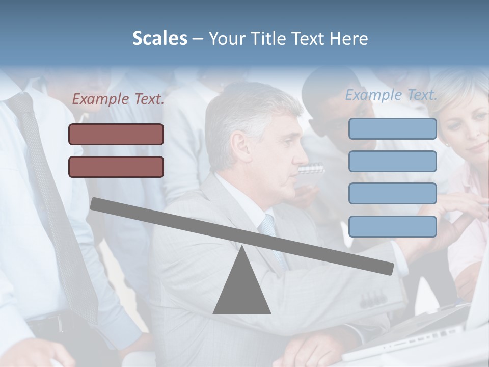 Vertical Expressing Isolated PowerPoint Template