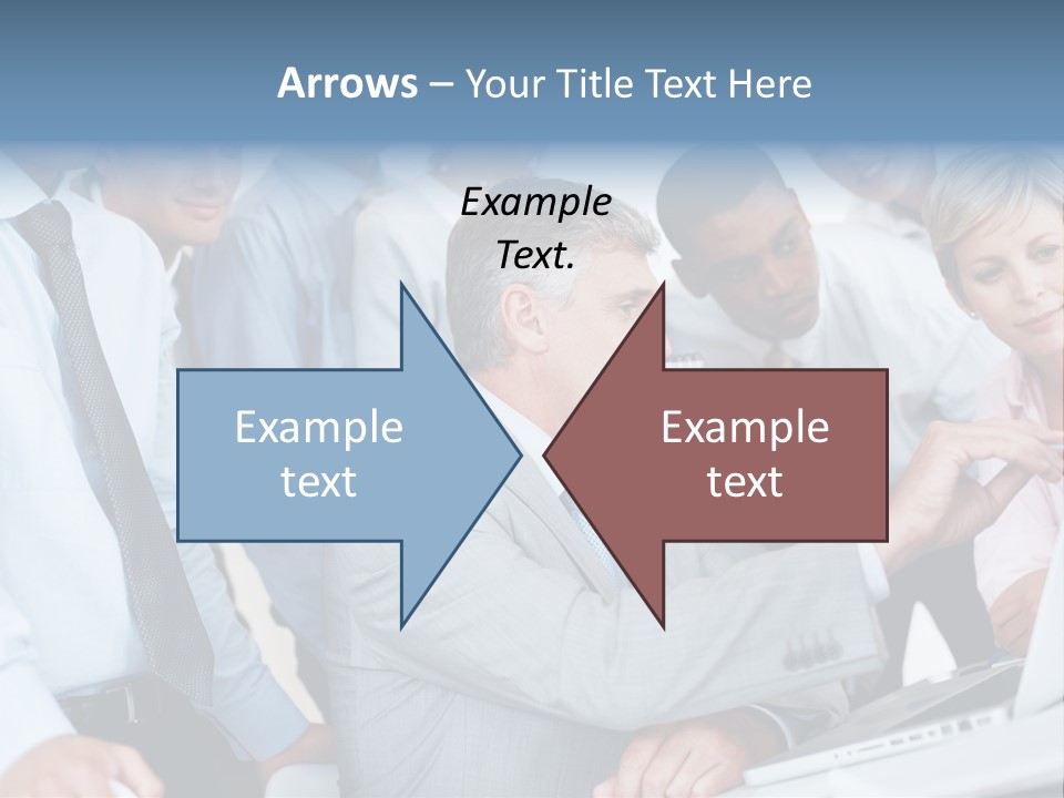 Vertical Expressing Isolated PowerPoint Template
