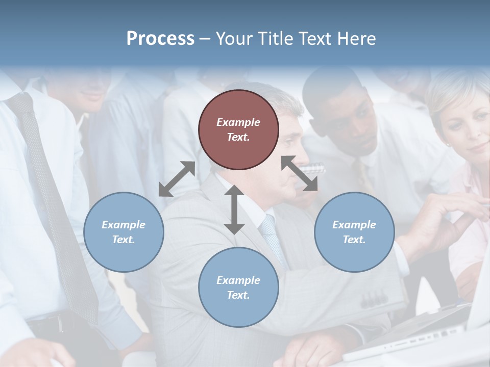 Vertical Expressing Isolated PowerPoint Template