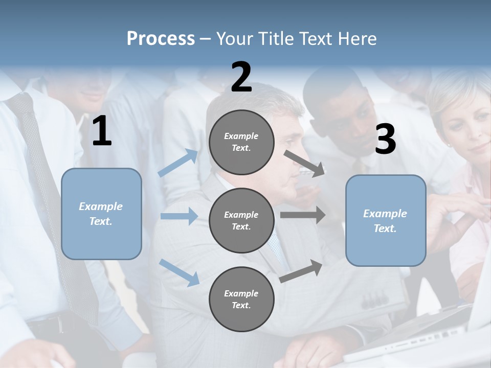 Vertical Expressing Isolated PowerPoint Template