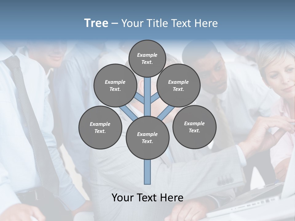 Vertical Expressing Isolated PowerPoint Template