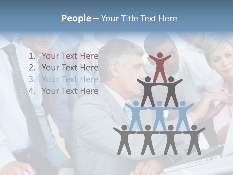 Vertical Expressing Isolated PowerPoint Template