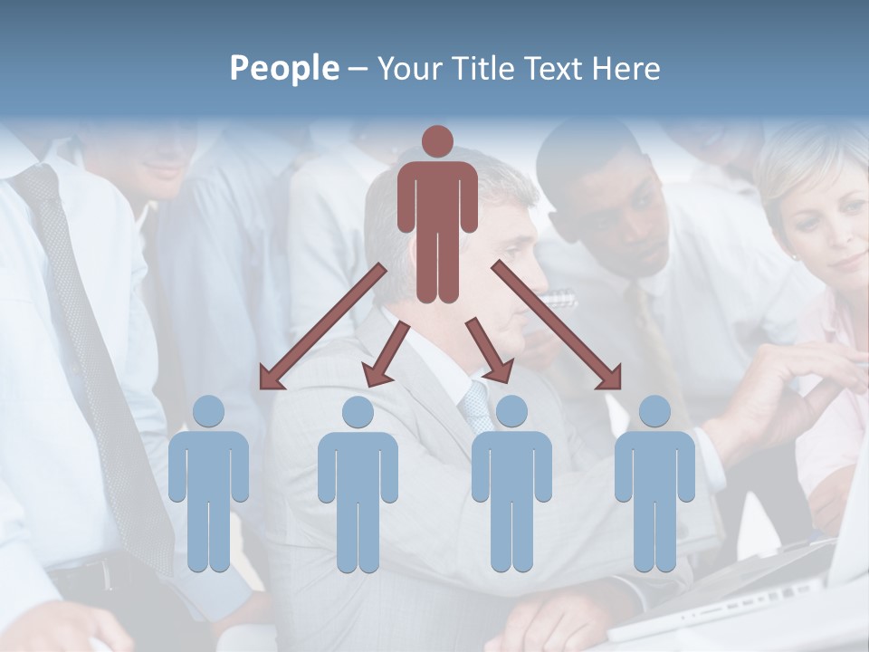 Vertical Expressing Isolated PowerPoint Template