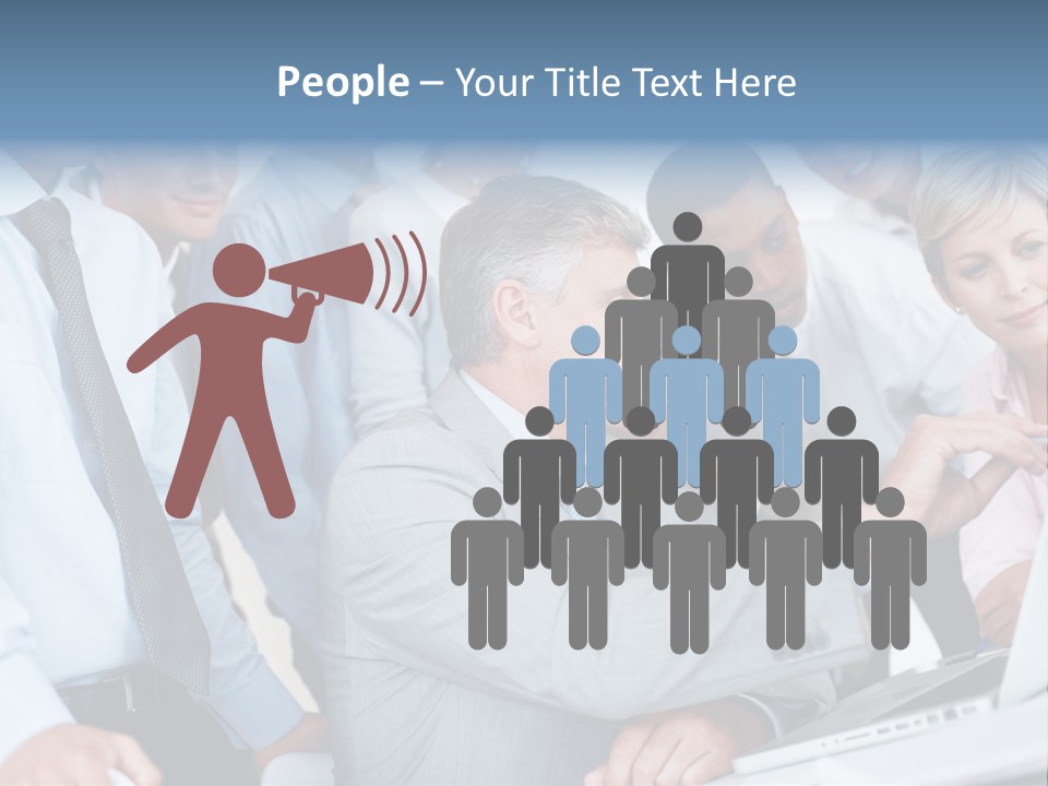 Vertical Expressing Isolated PowerPoint Template