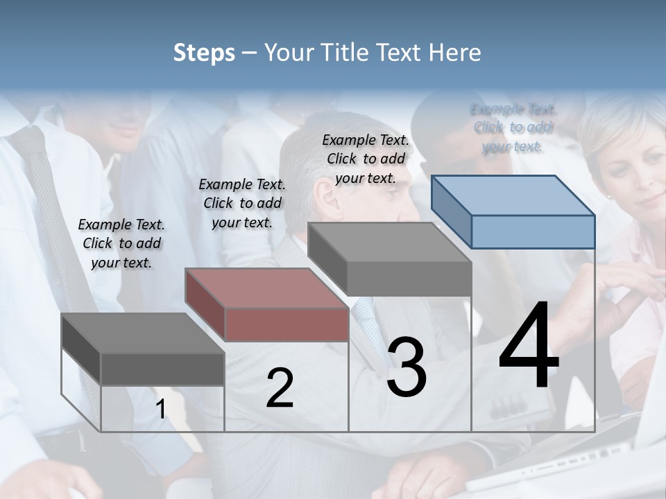 Vertical Expressing Isolated PowerPoint Template