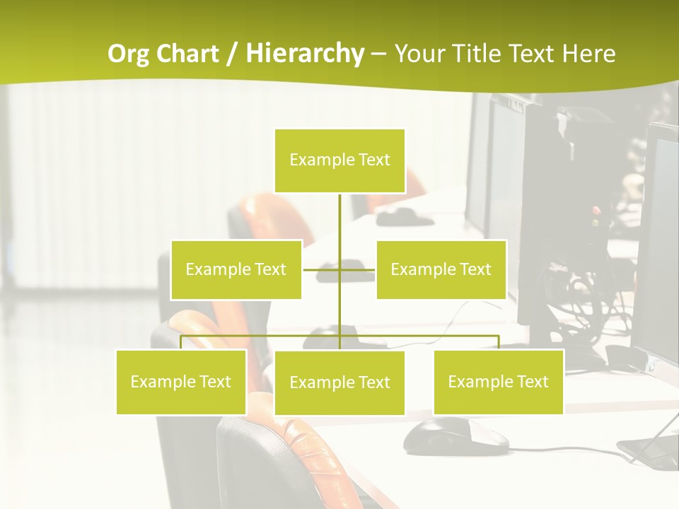 Black Thin Seat PowerPoint Template