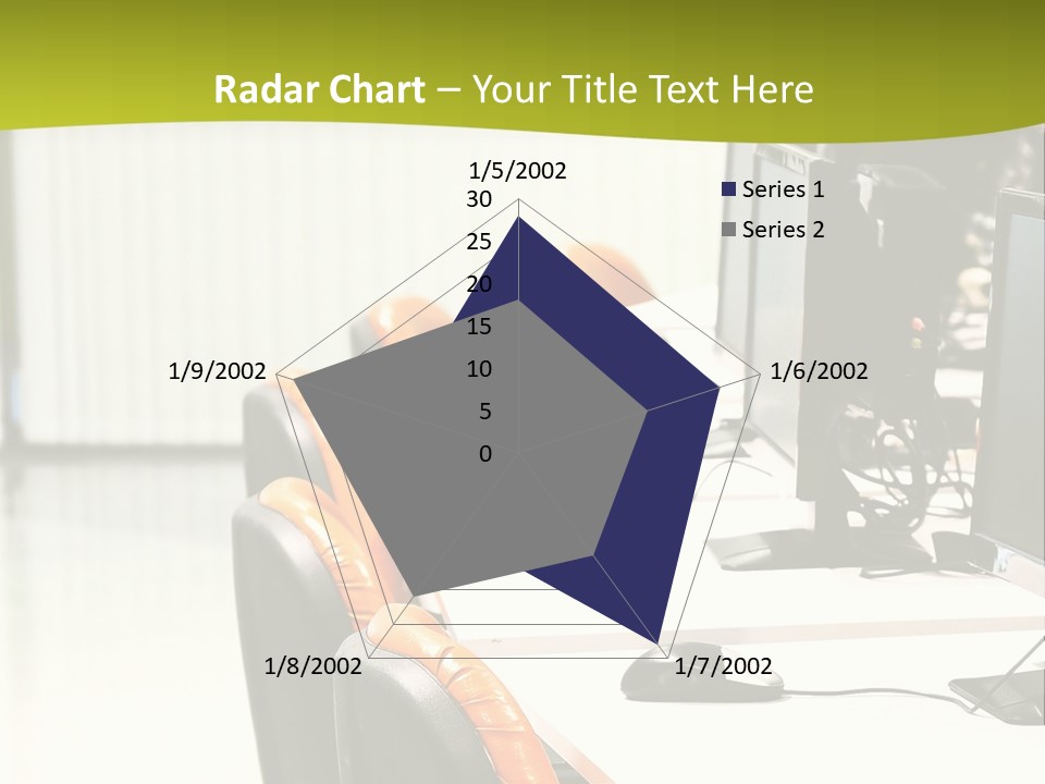 Black Thin Seat PowerPoint Template