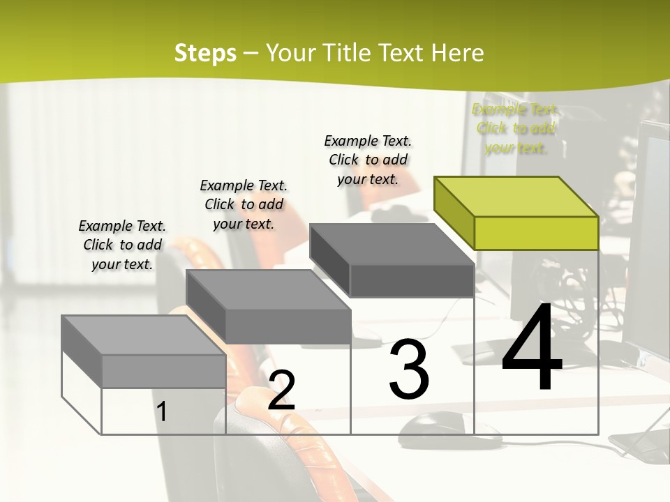 Black Thin Seat PowerPoint Template