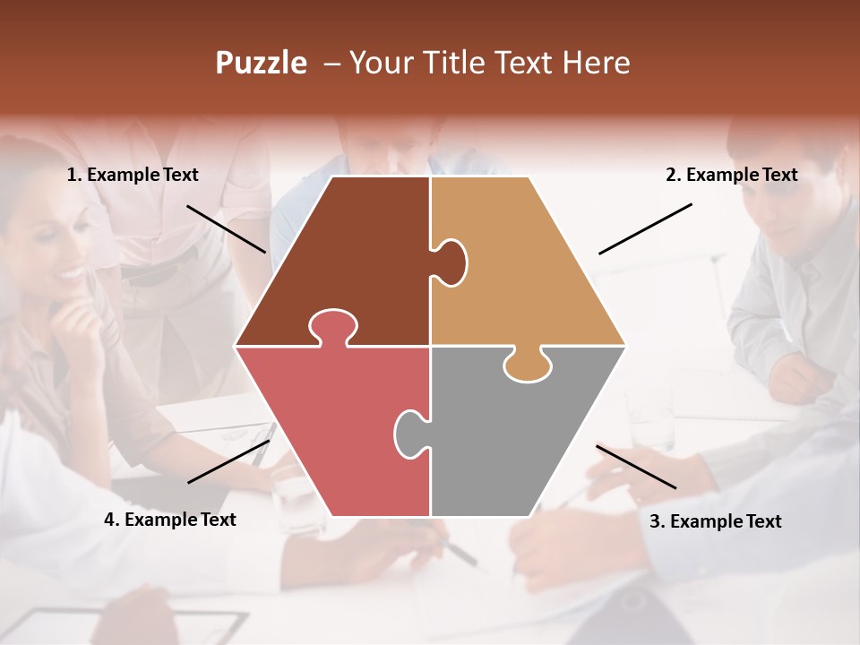 Cartoon Clip Art Cutout PowerPoint Template