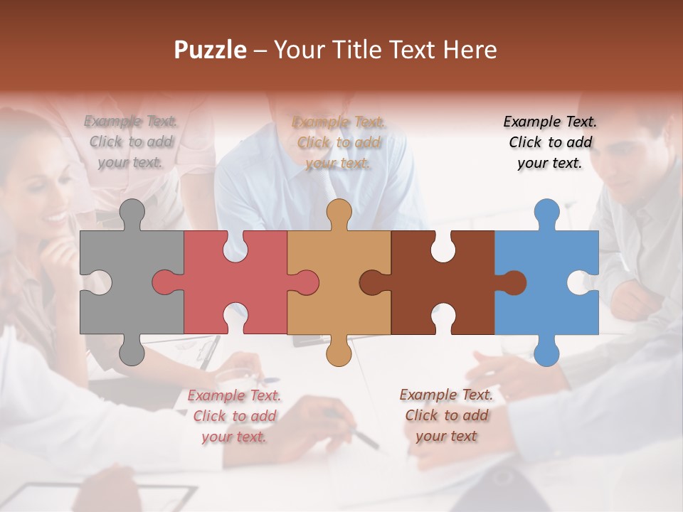 Cartoon Clip Art Cutout PowerPoint Template