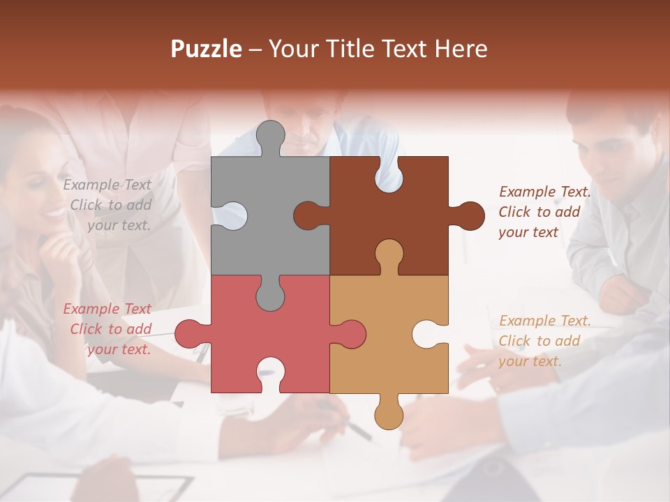 Cartoon Clip Art Cutout PowerPoint Template