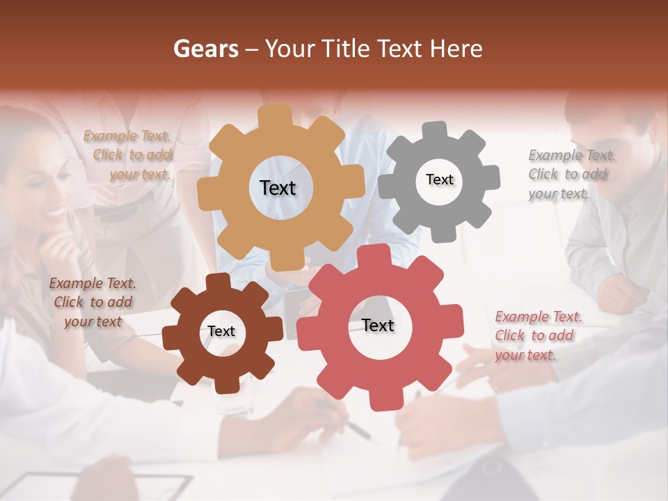 Cartoon Clip Art Cutout PowerPoint Template