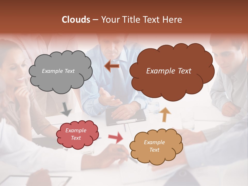Cartoon Clip Art Cutout PowerPoint Template
