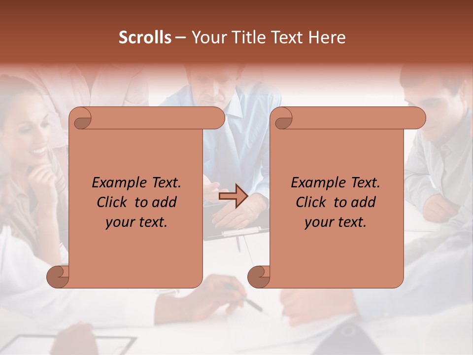 Cartoon Clip Art Cutout PowerPoint Template