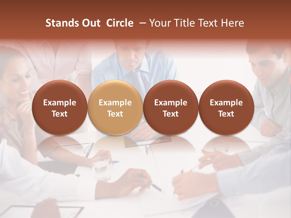 Cartoon Clip Art Cutout PowerPoint Template