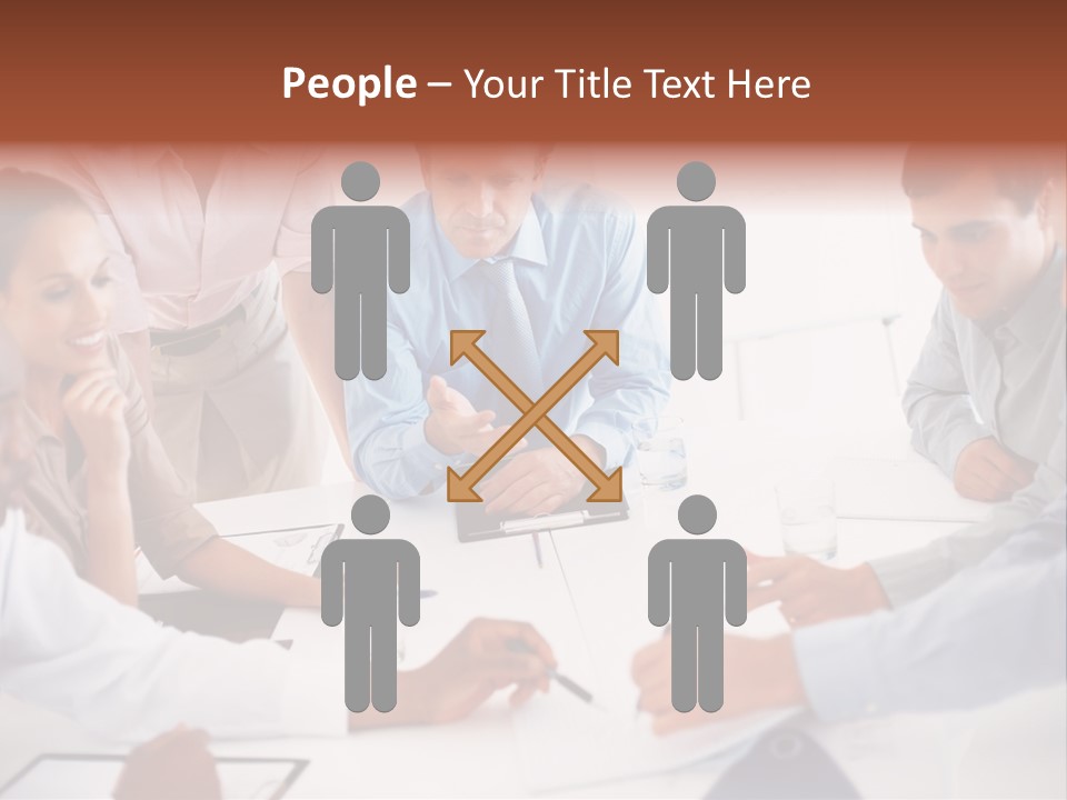 Cartoon Clip Art Cutout PowerPoint Template