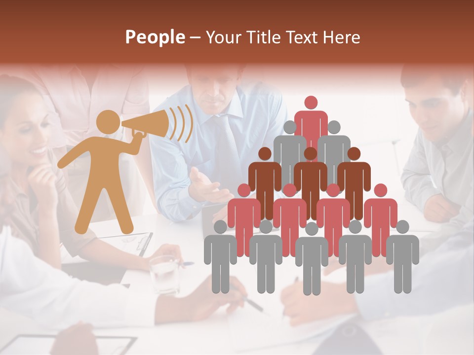 Cartoon Clip Art Cutout PowerPoint Template