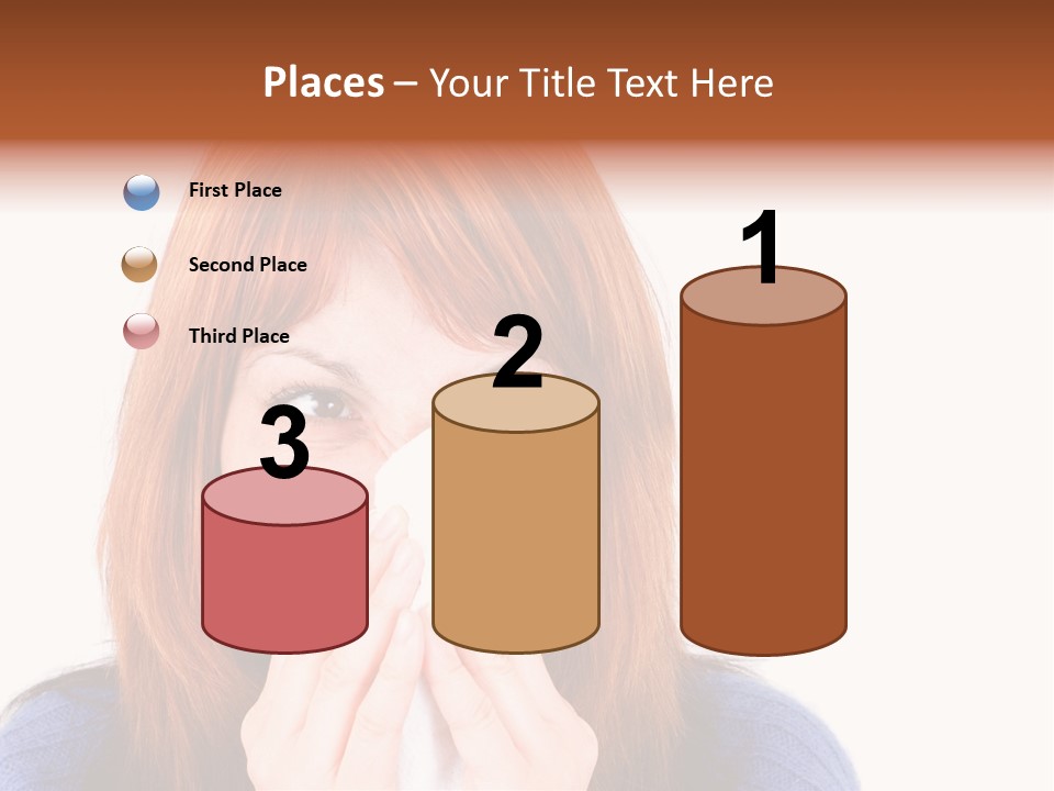 Person Headache White PowerPoint Template