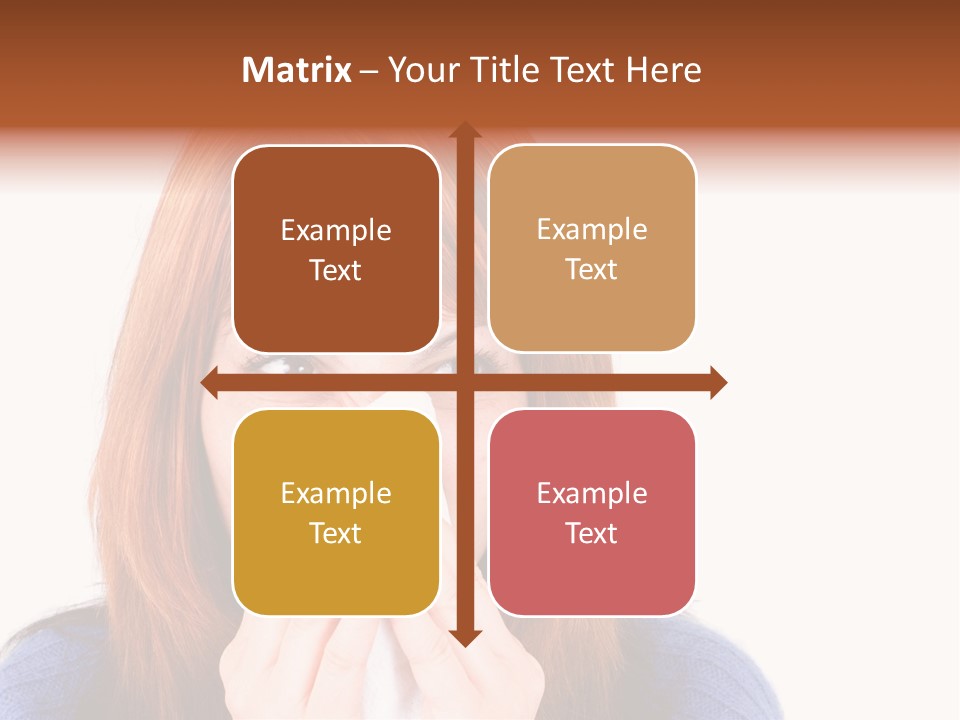 Person Headache White PowerPoint Template