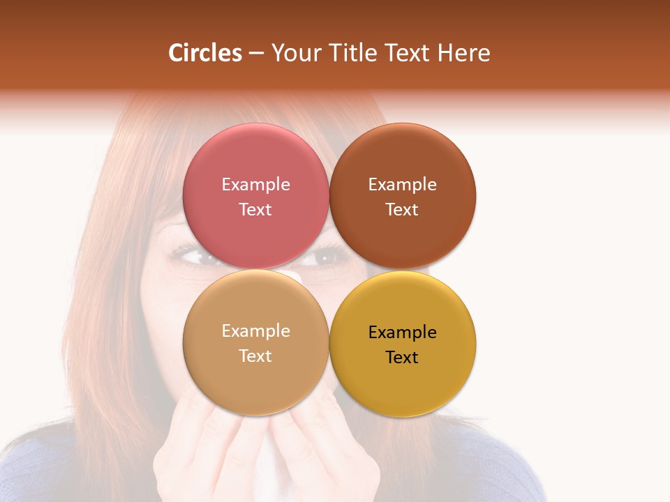 Person Headache White PowerPoint Template