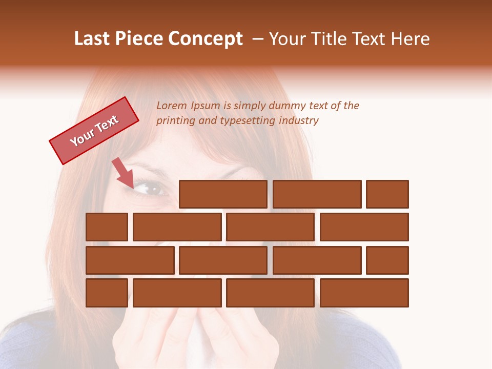Person Headache White PowerPoint Template