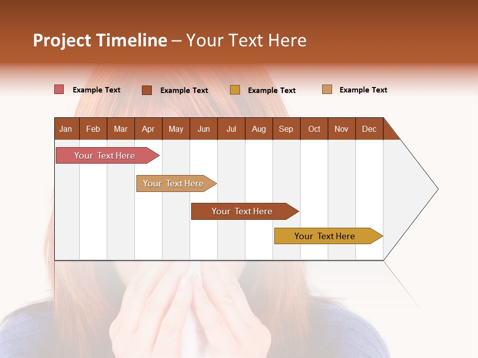Person Headache White PowerPoint Template