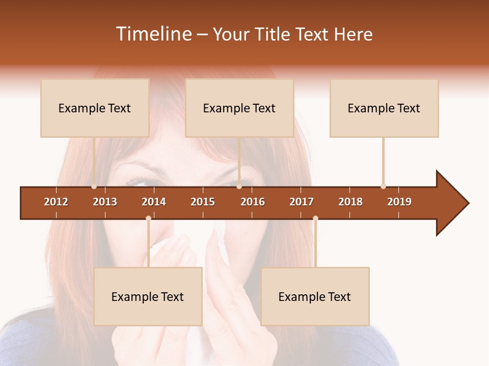 Person Headache White PowerPoint Template