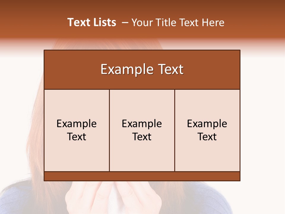 Person Headache White PowerPoint Template