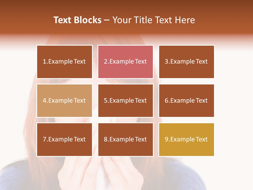 Person Headache White PowerPoint Template