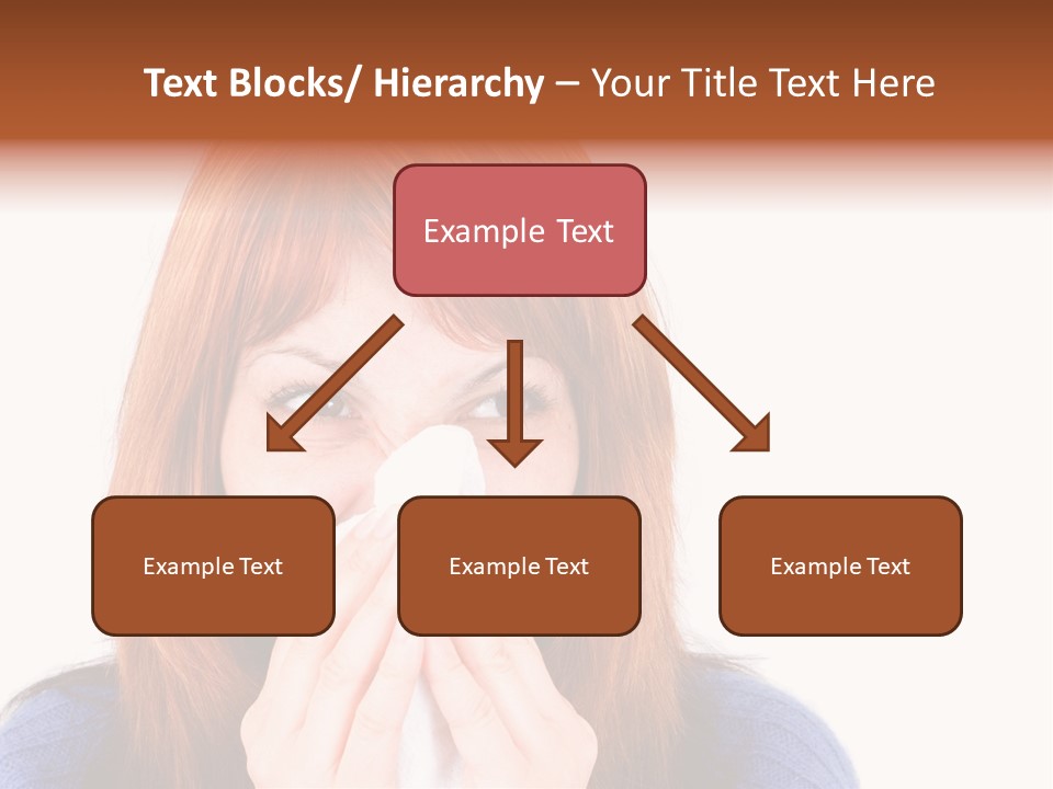 Person Headache White PowerPoint Template