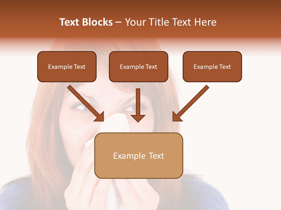 Person Headache White PowerPoint Template