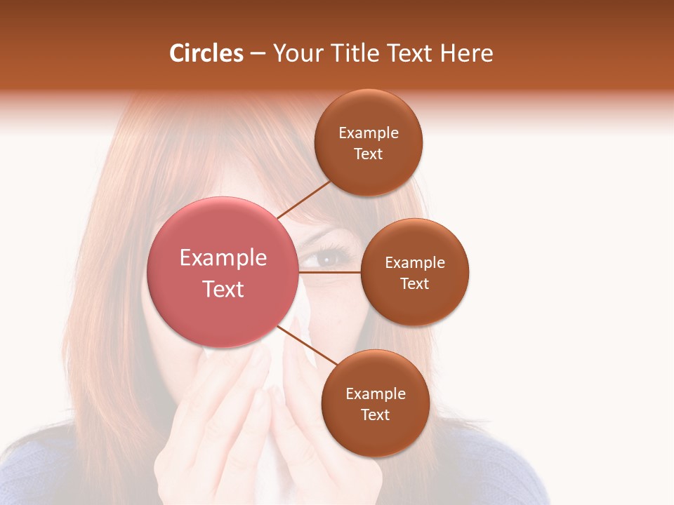 Person Headache White PowerPoint Template