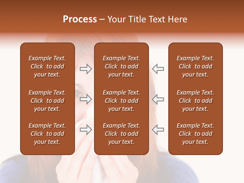 Person Headache White PowerPoint Template