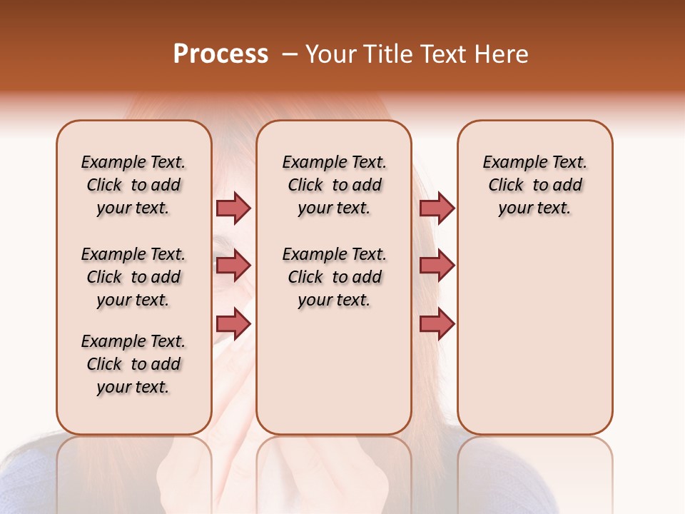 Person Headache White PowerPoint Template