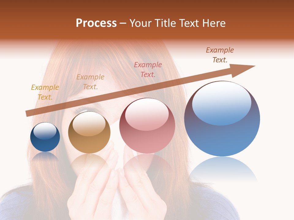 Person Headache White PowerPoint Template