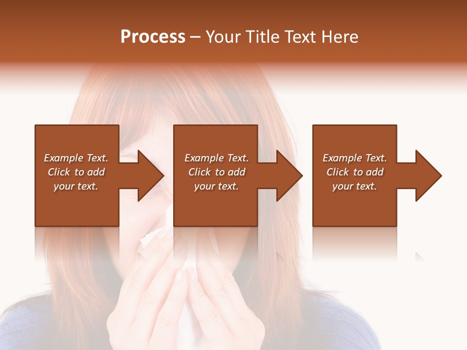 Person Headache White PowerPoint Template