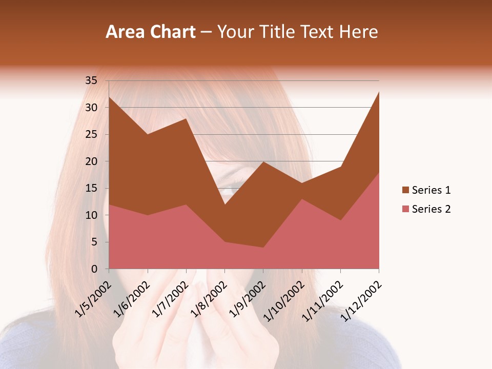 Person Headache White PowerPoint Template
