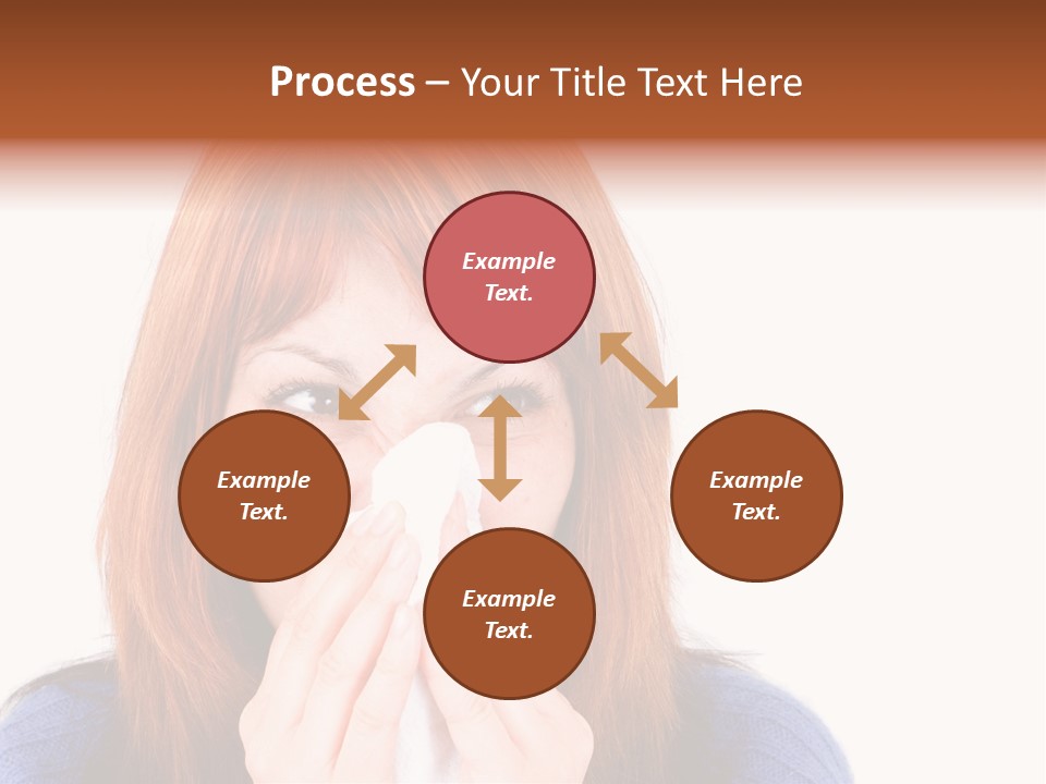 Person Headache White PowerPoint Template