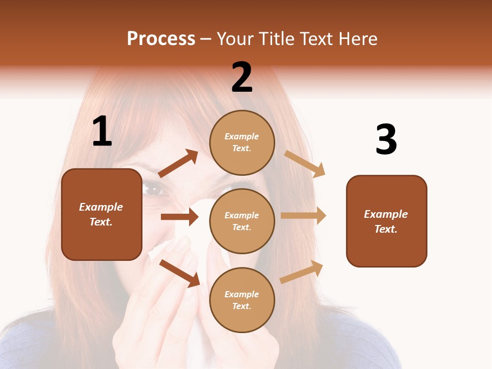 Person Headache White PowerPoint Template