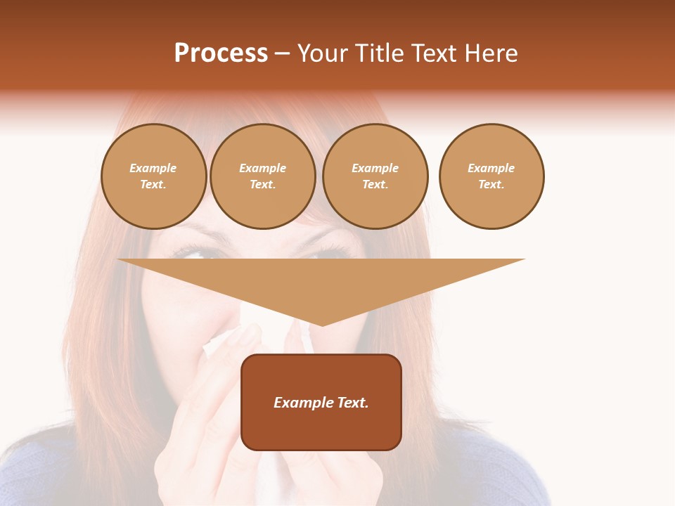 Person Headache White PowerPoint Template