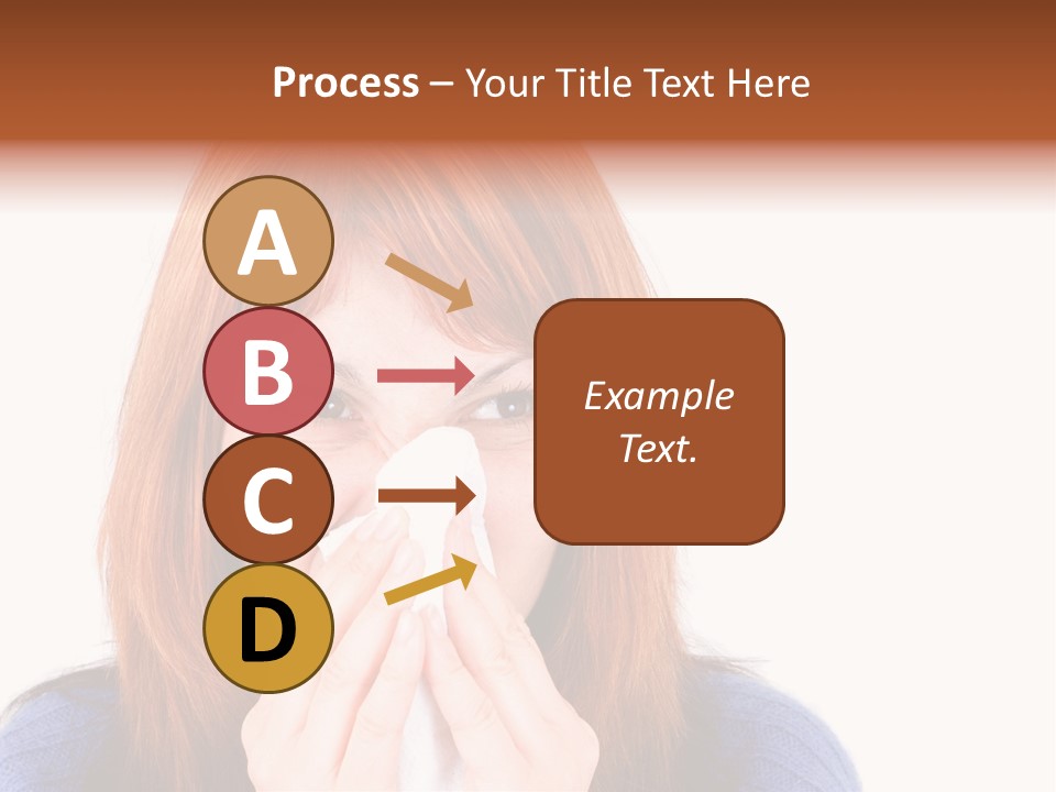 Person Headache White PowerPoint Template