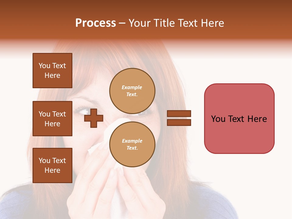 Person Headache White PowerPoint Template