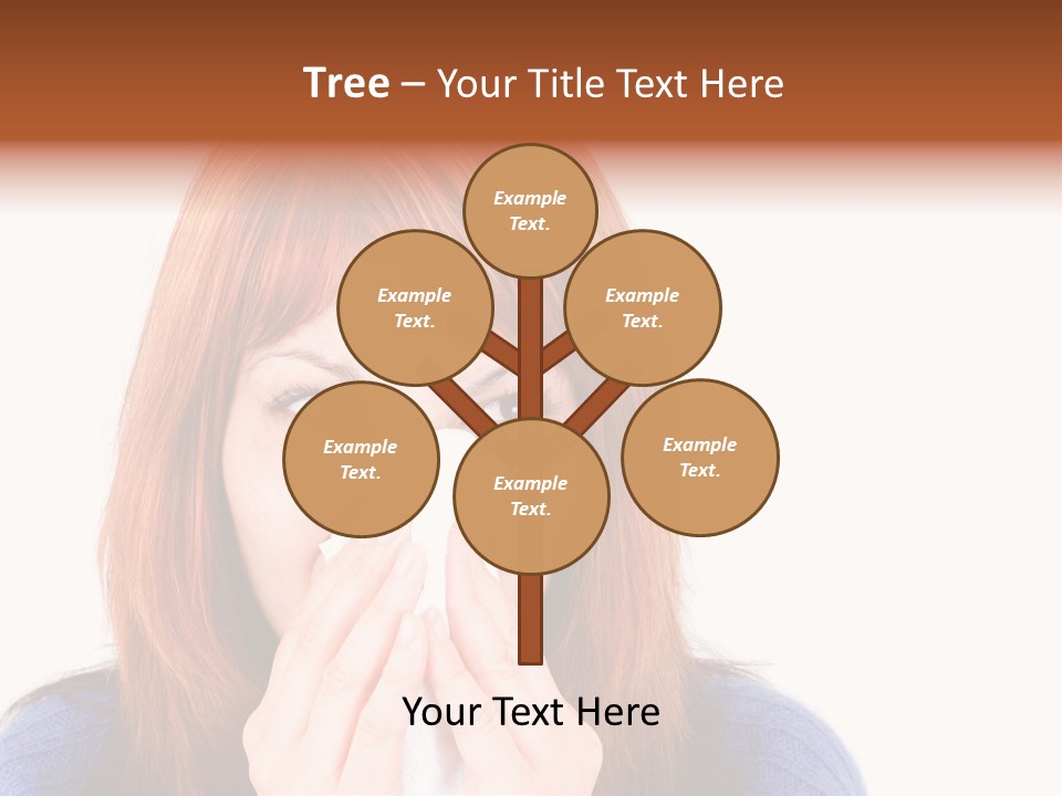 Person Headache White PowerPoint Template