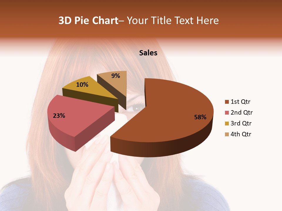 Person Headache White PowerPoint Template