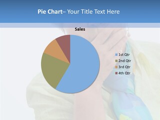 Vertical Expressing Isolated PowerPoint Template