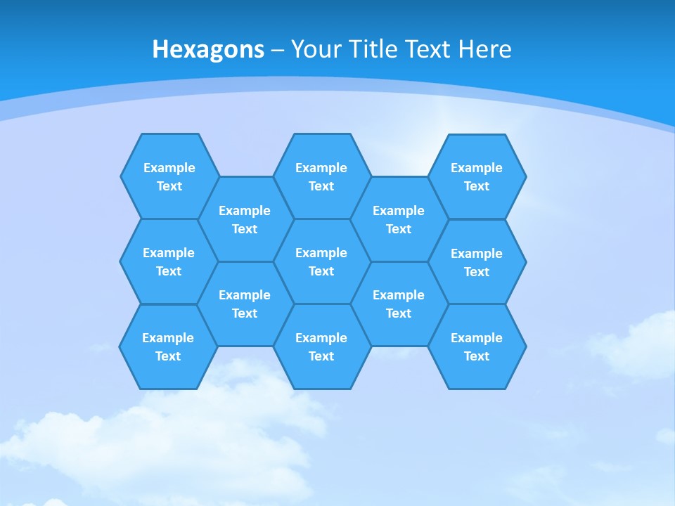 Cloudscape Color Fluffy PowerPoint Template