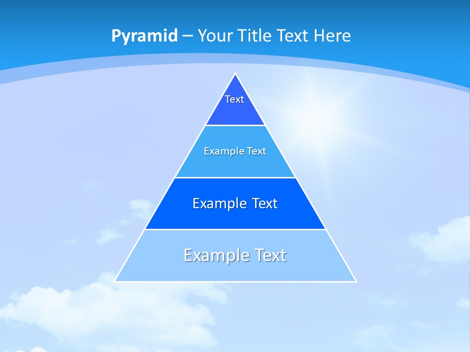 Cloudscape Color Fluffy PowerPoint Template