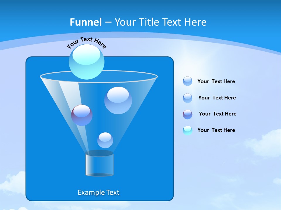 Cloudscape Color Fluffy PowerPoint Template